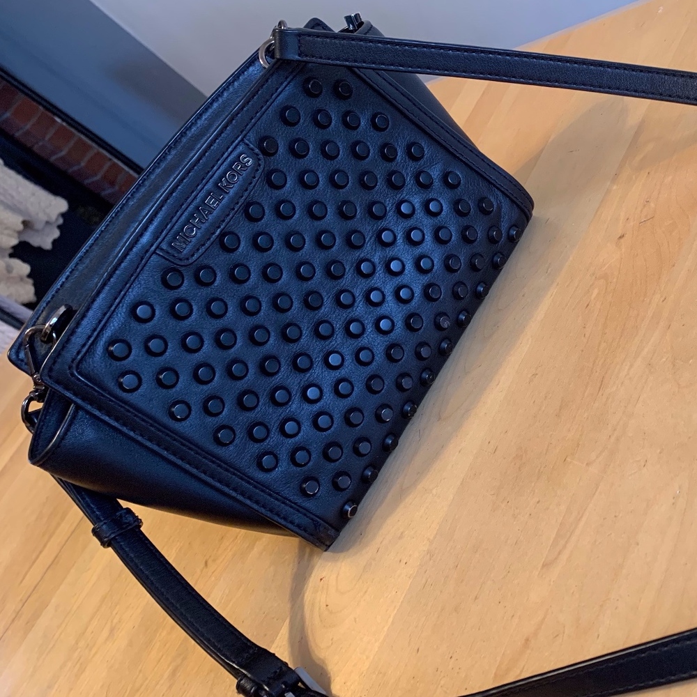 Michael Kors Medium Selma Studded Messenger